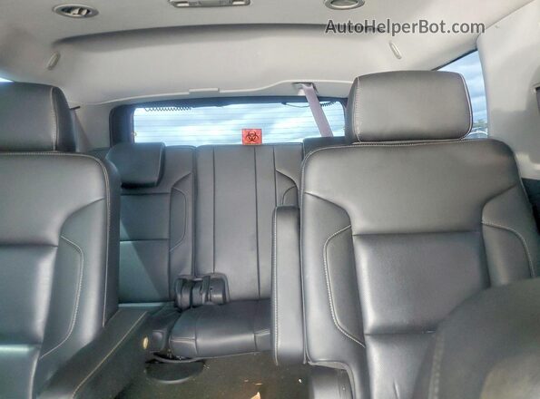 1GNSCCKC1GR466655 2016 CHEVROLET TAHOE Silver უკანა სავარძლების ხედი