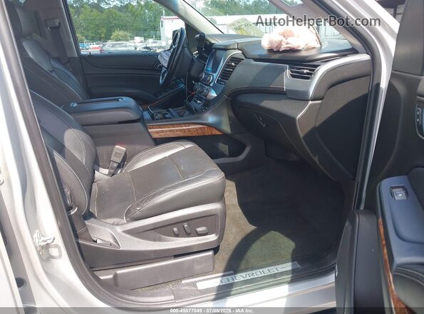 1GNSCCKC2JR241720 2018 CHEVROLET TAHOE Silver Front interior view