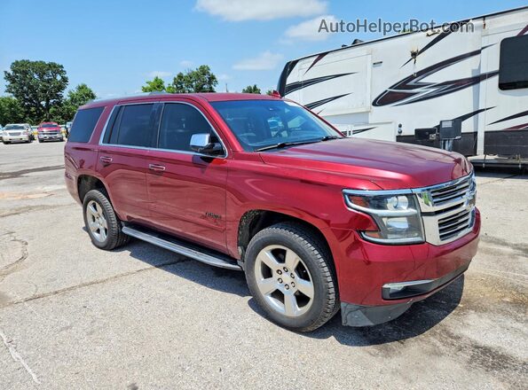 1GNSCCKC5HR169101 2017 CHEVROLET TAHOE Red წინა მარჯვენა