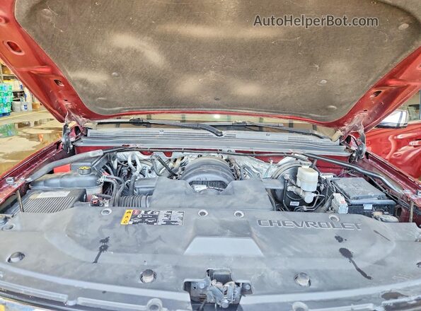 1GNSCCKC5HR169101 2017 CHEVROLET TAHOE Red ძრავის განყოფილების ხედი