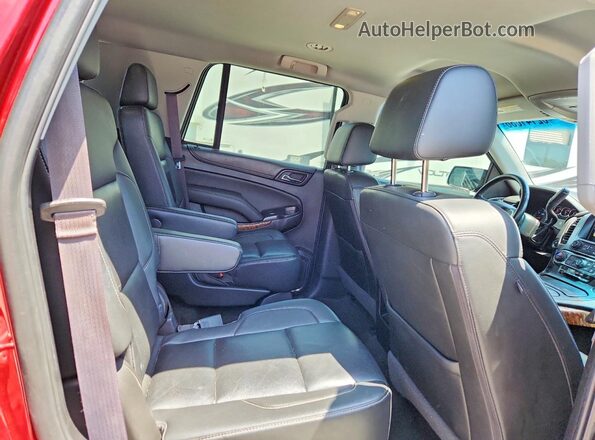 1GNSCCKC5HR169101 2017 CHEVROLET TAHOE Red უკანა სალონის ხედი