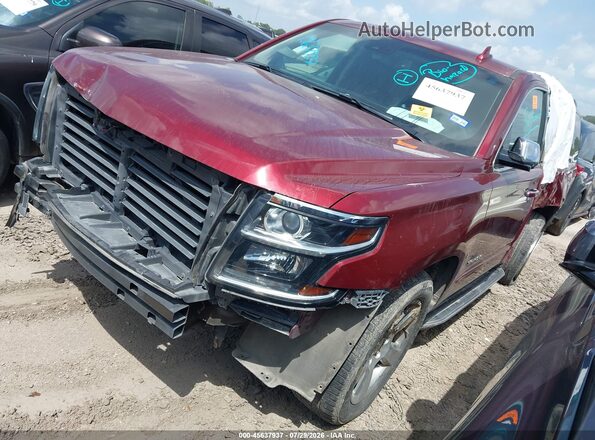 1GNSCCKC6KR167963 2019 CHEVROLET TAHOE Red Front left