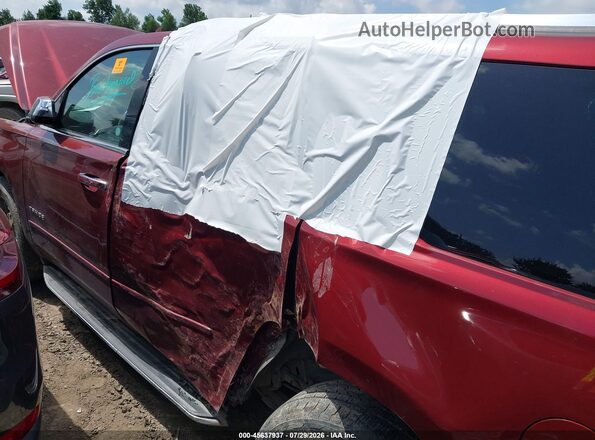 1GNSCCKC6KR167963 2019 CHEVROLET TAHOE Red Front view