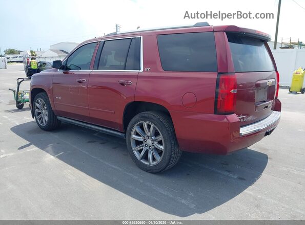 1GNSCCKC7GR418027 2016 CHEVROLET TAHOE Red Rear left