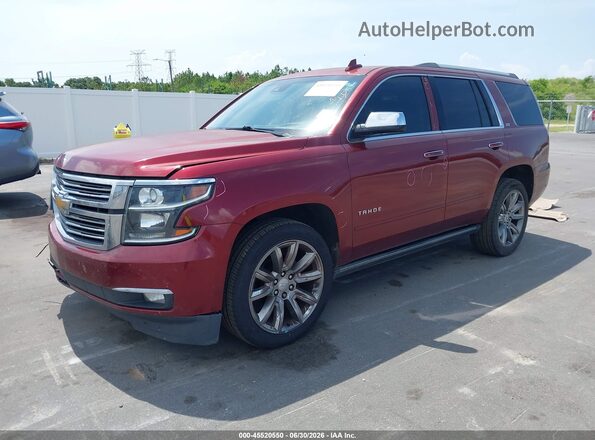1GNSCCKC7GR418027 2016 CHEVROLET TAHOE Red Front left