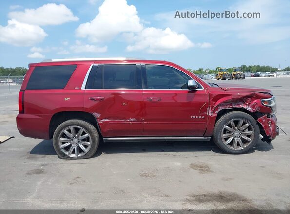 1GNSCCKC7GR418027 2016 CHEVROLET TAHOE Red Rear interior view