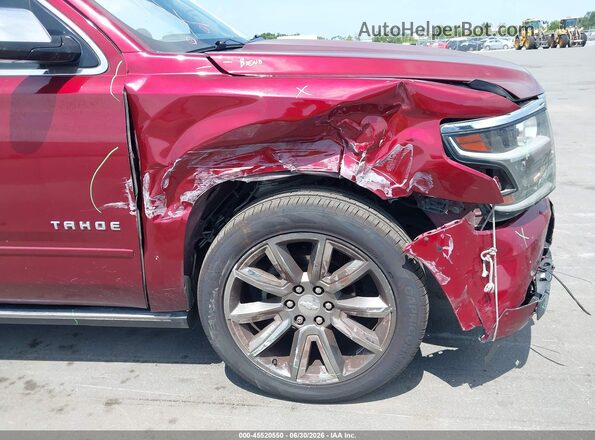 1GNSCCKC7GR418027 2016 CHEVROLET TAHOE Red Front view