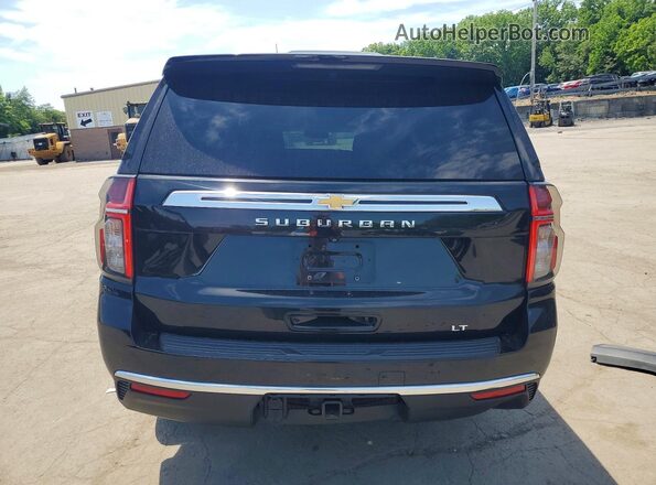 1GNSCCKD1MR267903 2021 CHEVROLET SUBURBAN Black უკანა ხედი