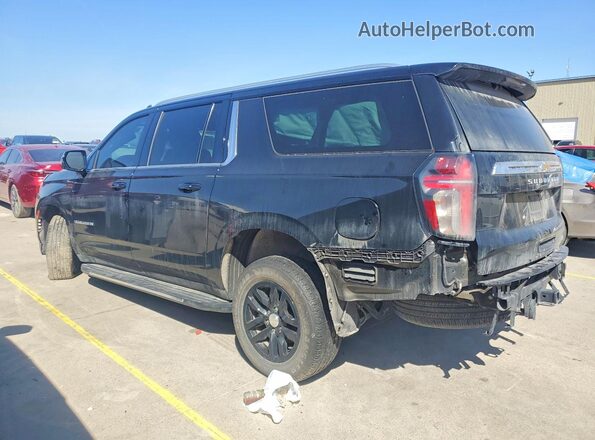 1GNSCCKDXNR321832 2022 CHEVROLET SUBURBAN Black Trasero izquierdo