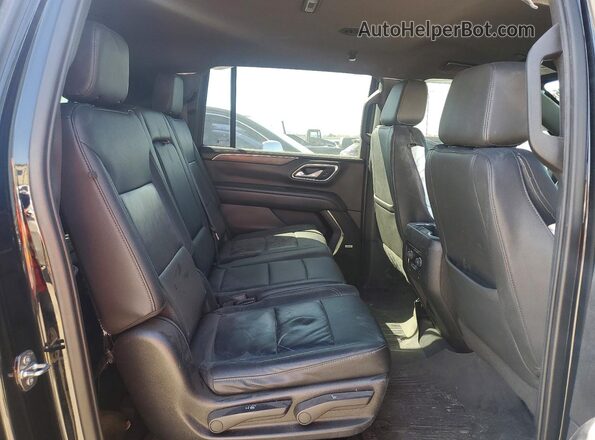 1GNSCCKDXNR321832 2022 CHEVROLET SUBURBAN Black Vista interior trasera