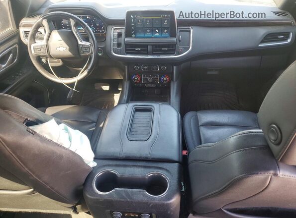 1GNSCCKDXNR321832 2022 CHEVROLET SUBURBAN Black Vista del salpicadero