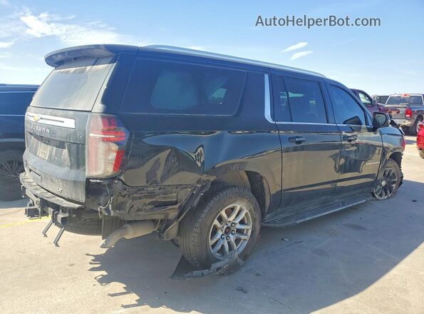 1GNSCCKDXNR321832 2022 CHEVROLET SUBURBAN Black Trasero derecho