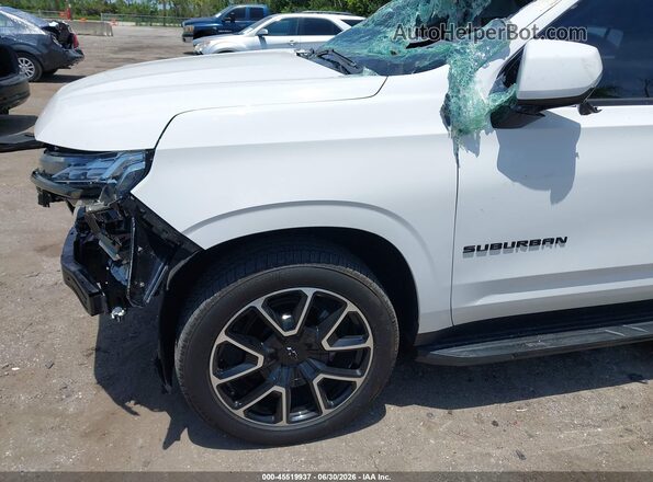 1GNSCEKDXMR273629 2021 CHEVROLET SUBURBAN Белый Вид спереди
