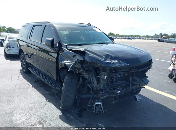 1GNSCEKT5PR534970 2023 CHEVROLET SUBURBAN Black Widok z przodu