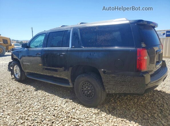 1GNSCGECXGR458010 2016 CHEVROLET SUBURBAN Black Հետևի ձախ