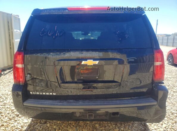 1GNSCGECXGR458010 2016 CHEVROLET SUBURBAN Black Հետևի տեսք