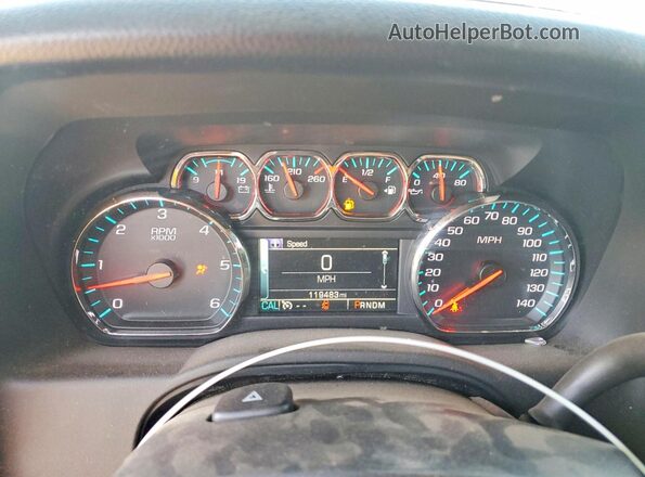 1GNSCGKC3GR288447 2016 CHEVROLET SUBURBAN Черный Вид щитка приборов
