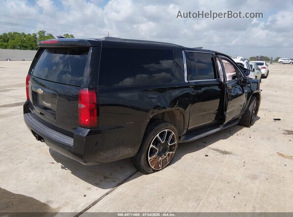 1GNSCGKC6HR314802 2017 CHEVROLET SUBURBAN Черный Задняя правая четверть