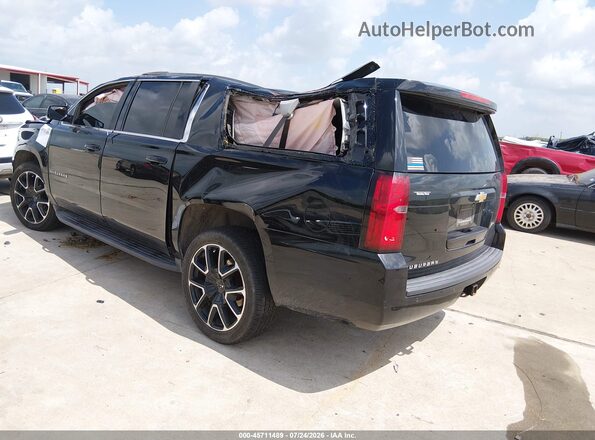 1GNSCGKC6HR314802 2017 CHEVROLET SUBURBAN Черный Задняя левая четверть