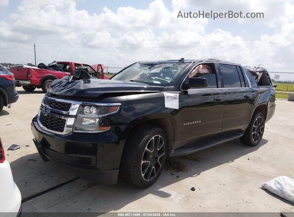 1GNSCGKC6HR314802 2017 CHEVROLET SUBURBAN Черный Вид спереди