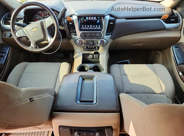 1GNSCGKC7JR301692 2018 CHEVROLET SUBURBAN Maroon Вид панелі приладів