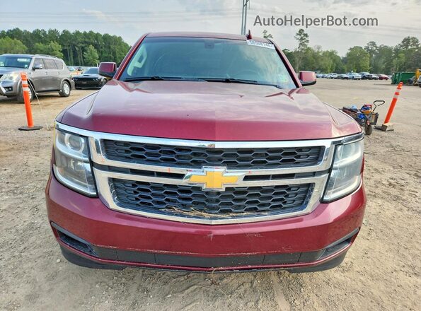 1GNSCGKC7JR301692 2018 CHEVROLET SUBURBAN Maroon Вид спереду