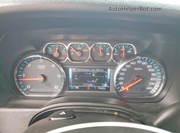 1GNSCGKC8KR337313 2019 CHEVROLET SUBURBAN Black ხელსაწყოთა პანელის ხედი