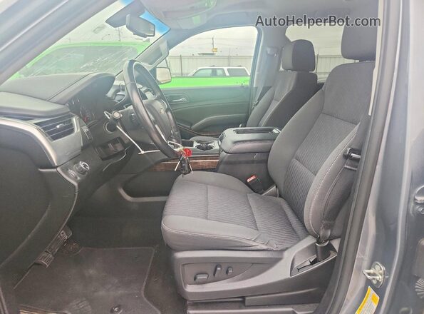 1GNSCGKC9JR187890 2018 CHEVROLET SUBURBAN Gray Front interior view