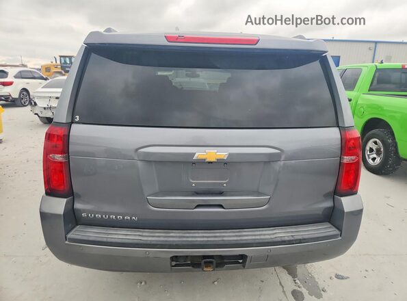 1GNSCGKC9JR187890 2018 CHEVROLET SUBURBAN Gray Rear view
