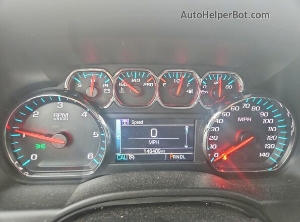 1GNSCGKC9JR187890 2018 CHEVROLET SUBURBAN Gray Instrument cluster view