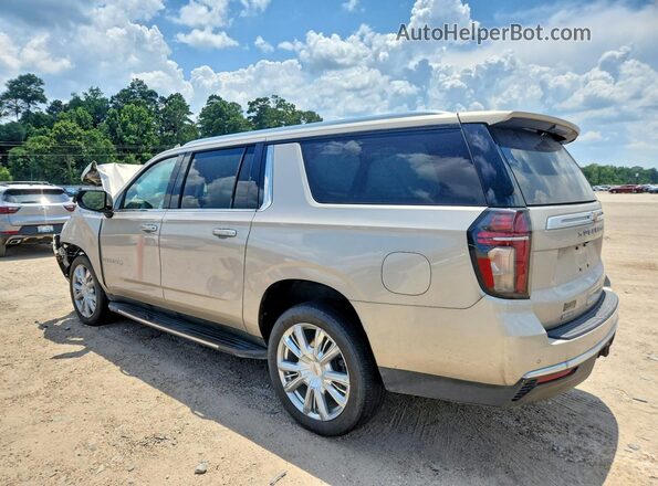 1GNSCGKT7MR329416 2021 CHEVROLET SUBURBAN Silver Հետևի ձախ