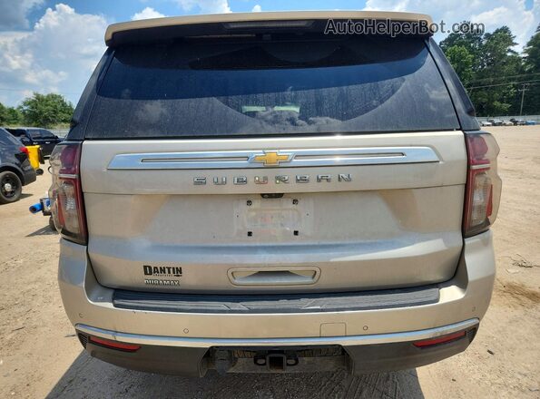 1GNSCGKT7MR329416 2021 CHEVROLET SUBURBAN Silver Հետևի տեսք