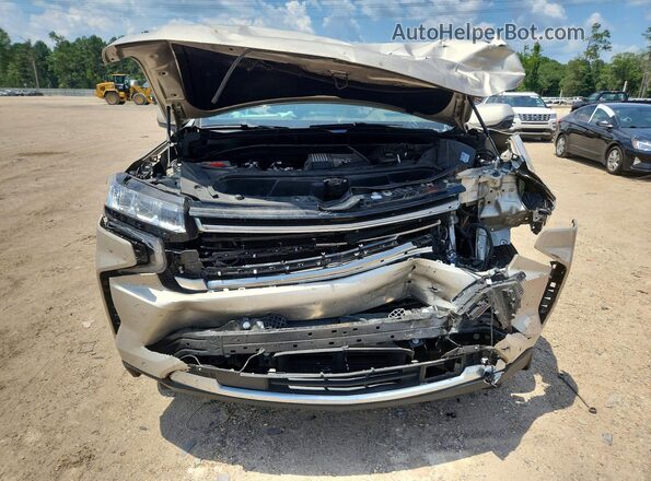 1GNSCGKT7MR329416 2021 CHEVROLET SUBURBAN Silver Դիմացի տեսք