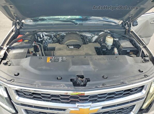 1GNSCHKC1JR165582 2018 CHEVROLET SUBURBAN Gray Widok komory silnika