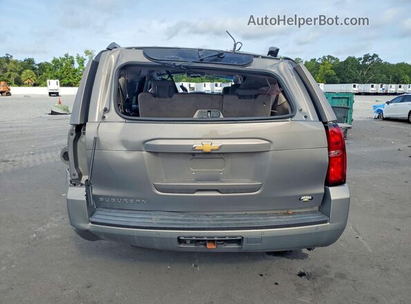 1GNSCHKC1JR165582 2018 CHEVROLET SUBURBAN Gray Widok z tyłu