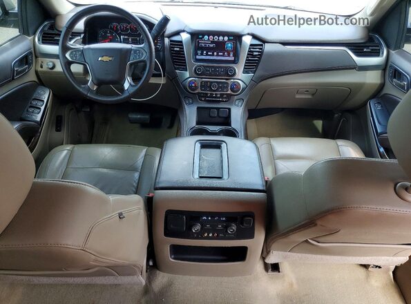 1GNSCHKC3GR110852 2016 CHEVROLET SUBURBAN Silver Առջևի վահանակի տեսք