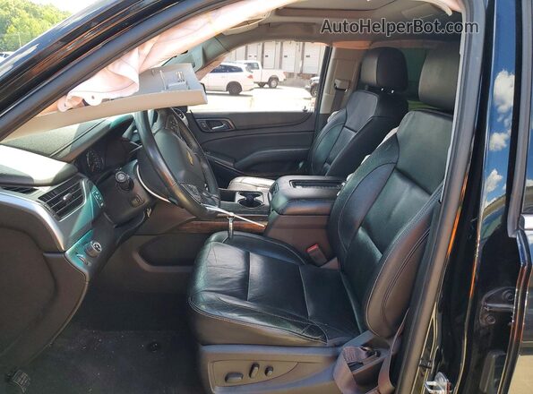 1GNSCHKC9GR475018 2016 CHEVROLET SUBURBAN Black წინა სალონის ხედი