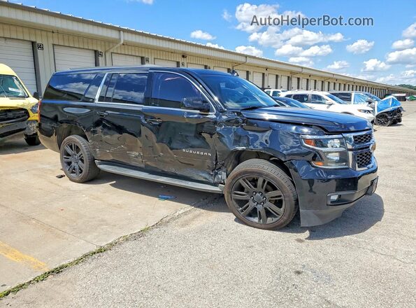 1GNSCHKC9GR475018 2016 CHEVROLET SUBURBAN Black წინა მარჯვენა