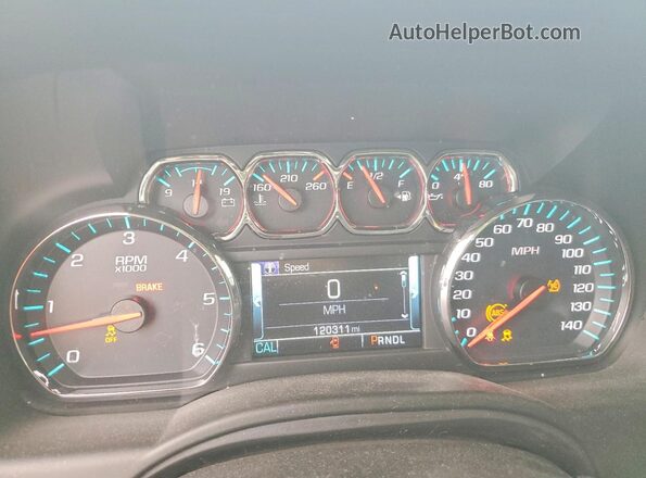1GNSCHKCXJR143922 2018 CHEVROLET SUBURBAN Черный Вид щитка приборов