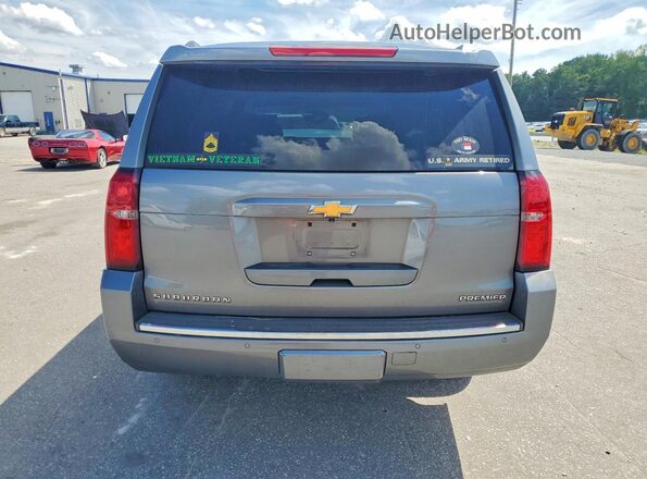 1GNSCJKC0LR195750 2020 CHEVROLET SUBURBAN Gray უკანა ხედი