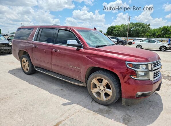 1GNSCJKC7HR203933 2017 CHEVROLET SUBURBAN Red Առջևի աջ