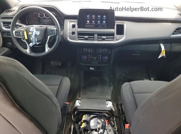 1GNSCLED0PR448541 2023 CHEVROLET TAHOE White Widok deski rozdzielczej