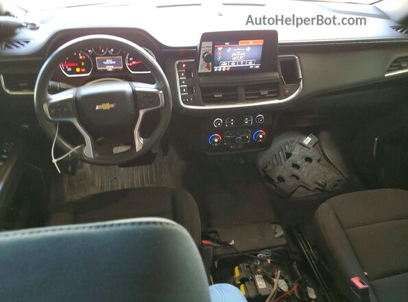 1GNSCLED2MR476482 2021 CHEVROLET TAHOE Gray Առջևի վահանակի տեսք