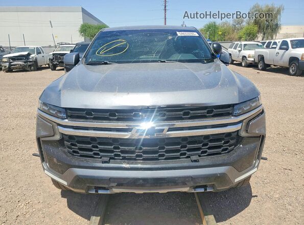 1GNSCLED2MR476482 2021 CHEVROLET TAHOE Gray Դիմացի տեսք