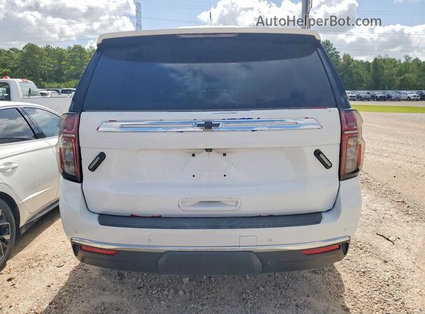 1GNSCLED4PR279012 2023 CHEVROLET TAHOE White Հետևի տեսք