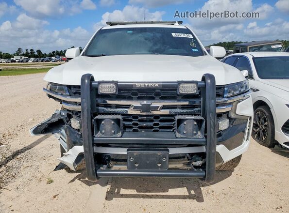 1GNSCLED4PR279012 2023 CHEVROLET TAHOE White Դիմացի տեսք