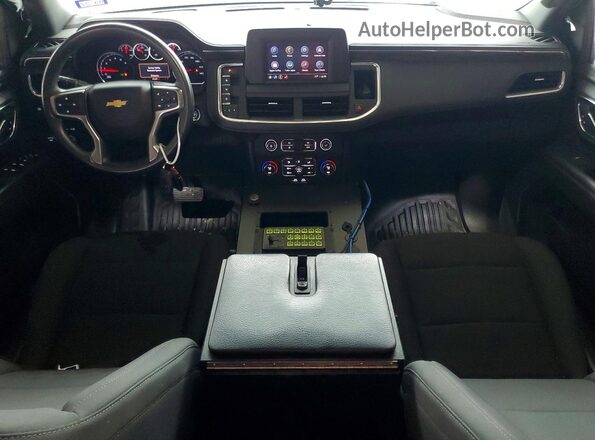 1GNSCLED4PR279012 2023 CHEVROLET TAHOE White Առջևի վահանակի տեսք