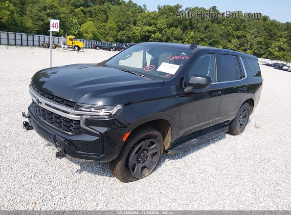 1GNSCLED6PR204604 2023 CHEVROLET TAHOE Black Передня ліва чверть
