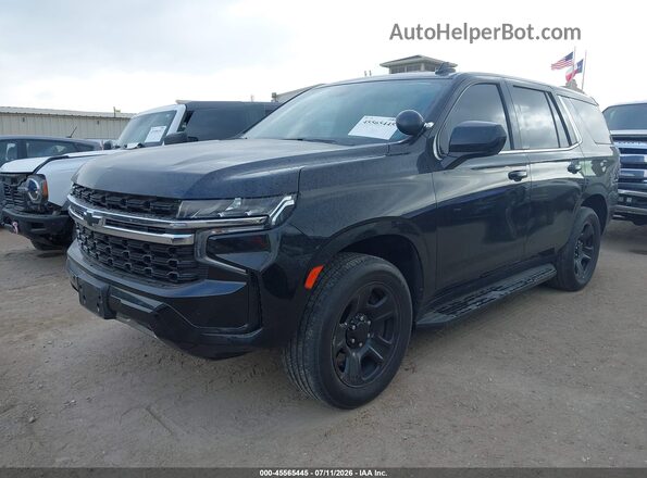 1GNSCLED6PR328193 2023 CHEVROLET TAHOE Black წინა მარცხენა ხედი სამი მეოთხედიდან