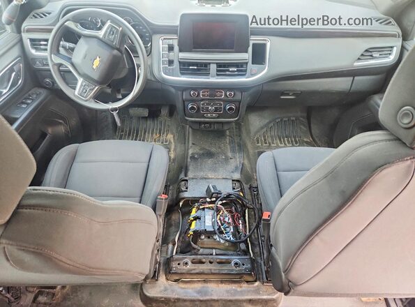 1GNSCLED6PR427774 2023 CHEVROLET TAHOE Black წინა პანელის ხედი